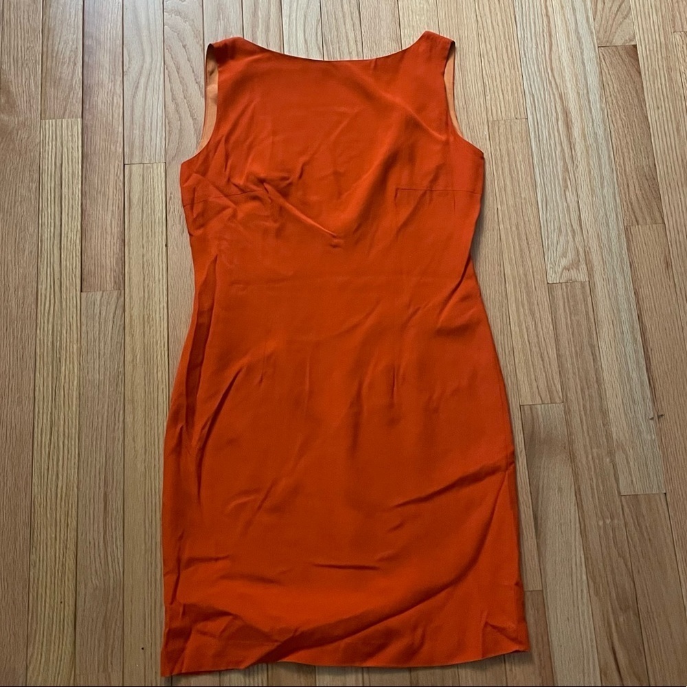 Expressions Sleeveless Orange Dress Size 4